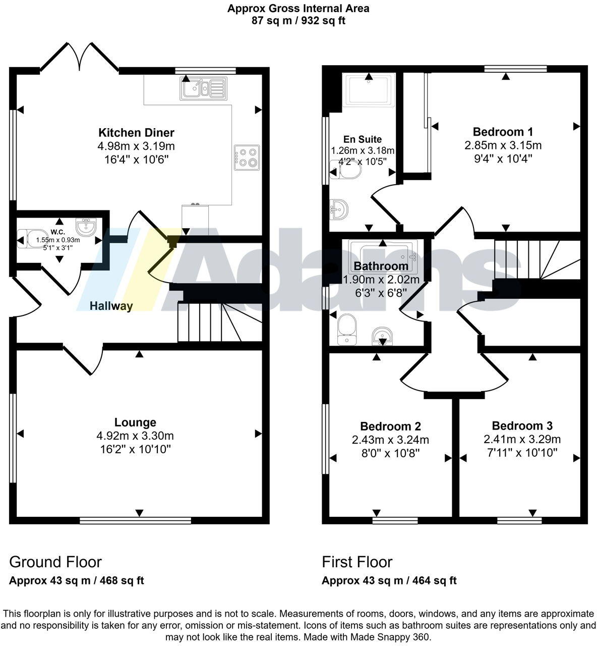 Abbotsley Road, Sandymoor floorplan