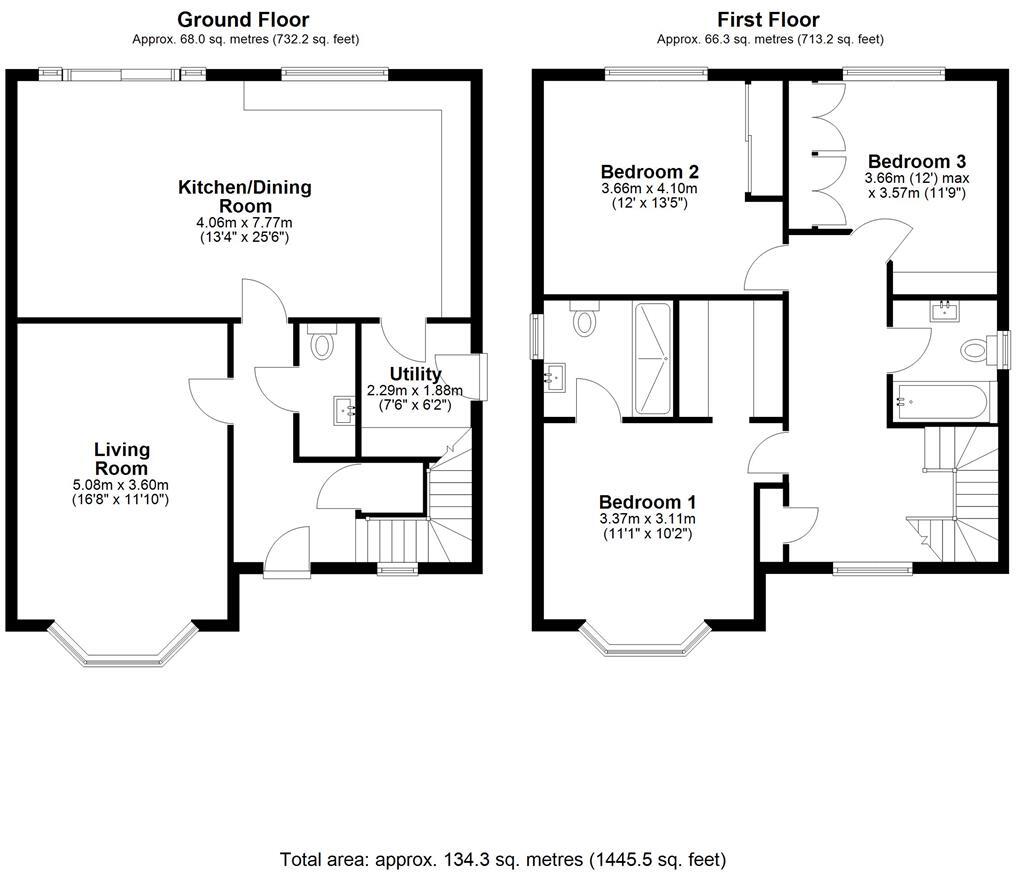 Juniper Road, Shrewsbury floorplan