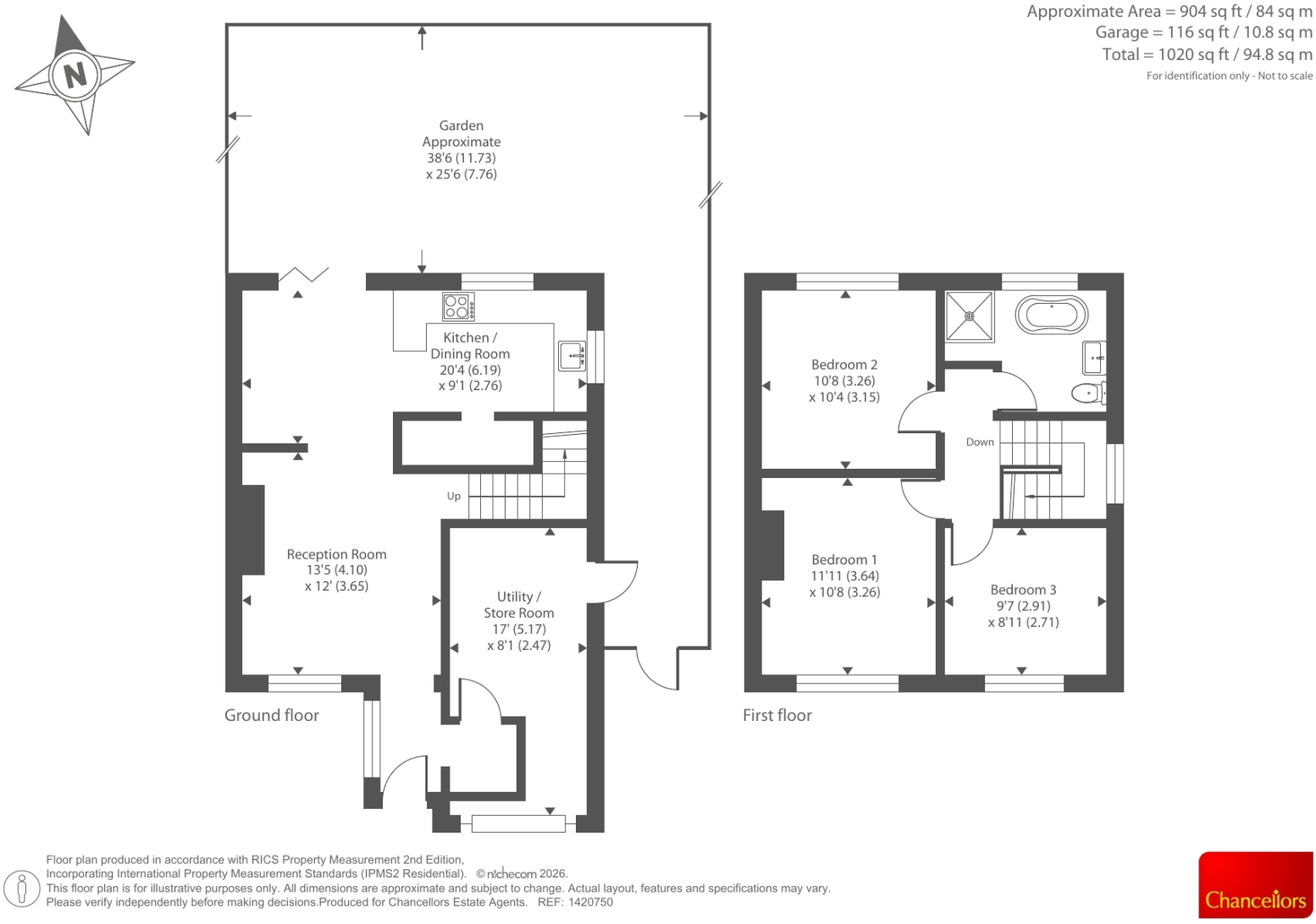 Farmoor, Oxford, OX2 floorplan
