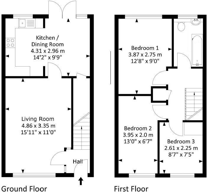 Biddisham Close, Nailsea floorplan