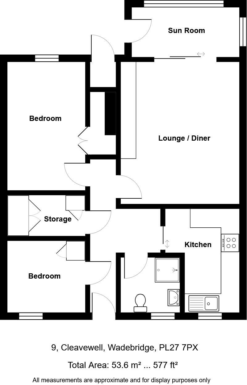 9, Cleavewell, Wadebridge, PL27 floorplan