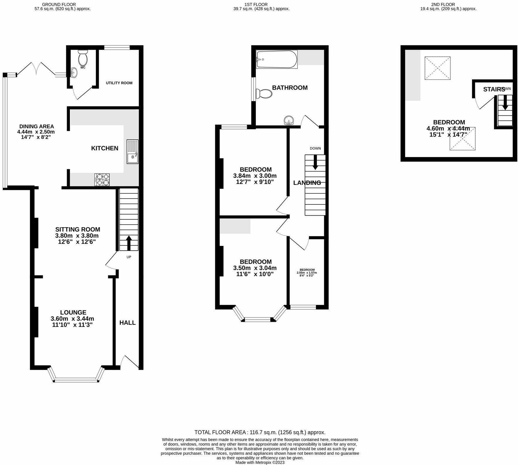 Courthill Road, Poole, Dorset, BH14 floorplan