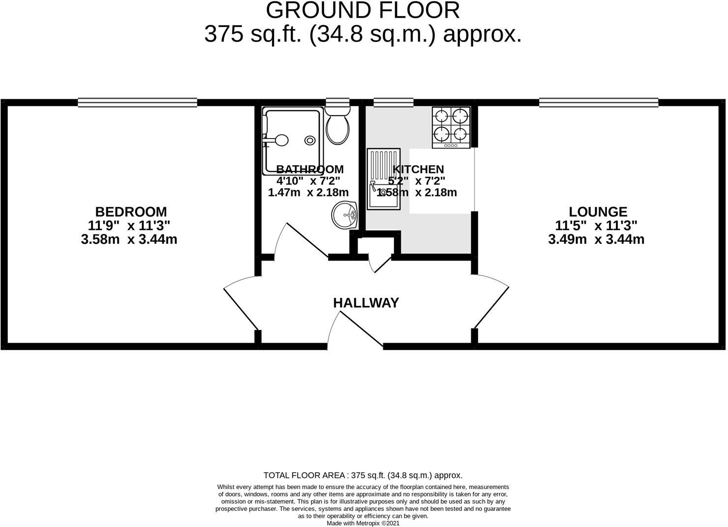 Terrace Road, Bournemouth floorplan