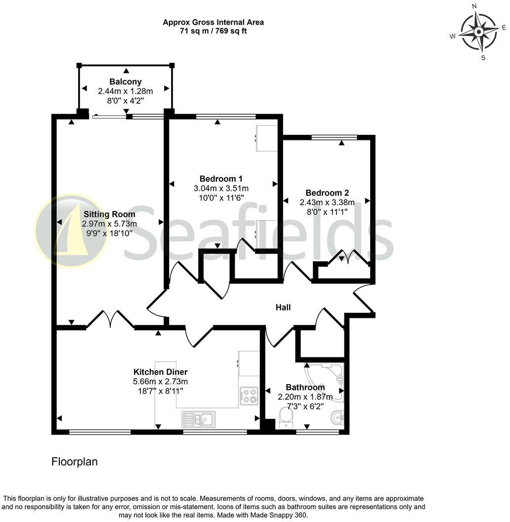 Steyne Road, Seaview, PO34 5BH floorplan