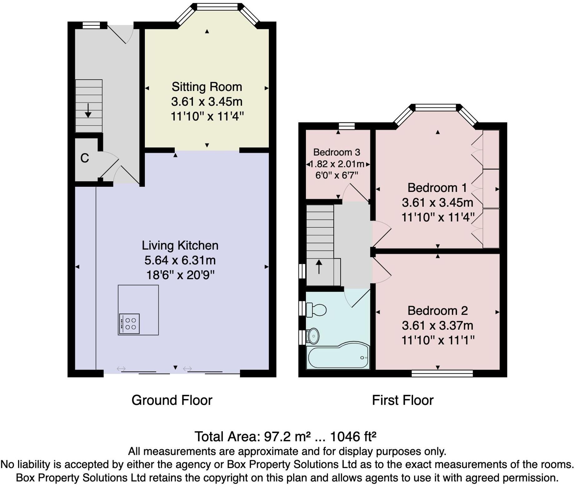 Harlow Crescent, Harrogate, HG2 floorplan
