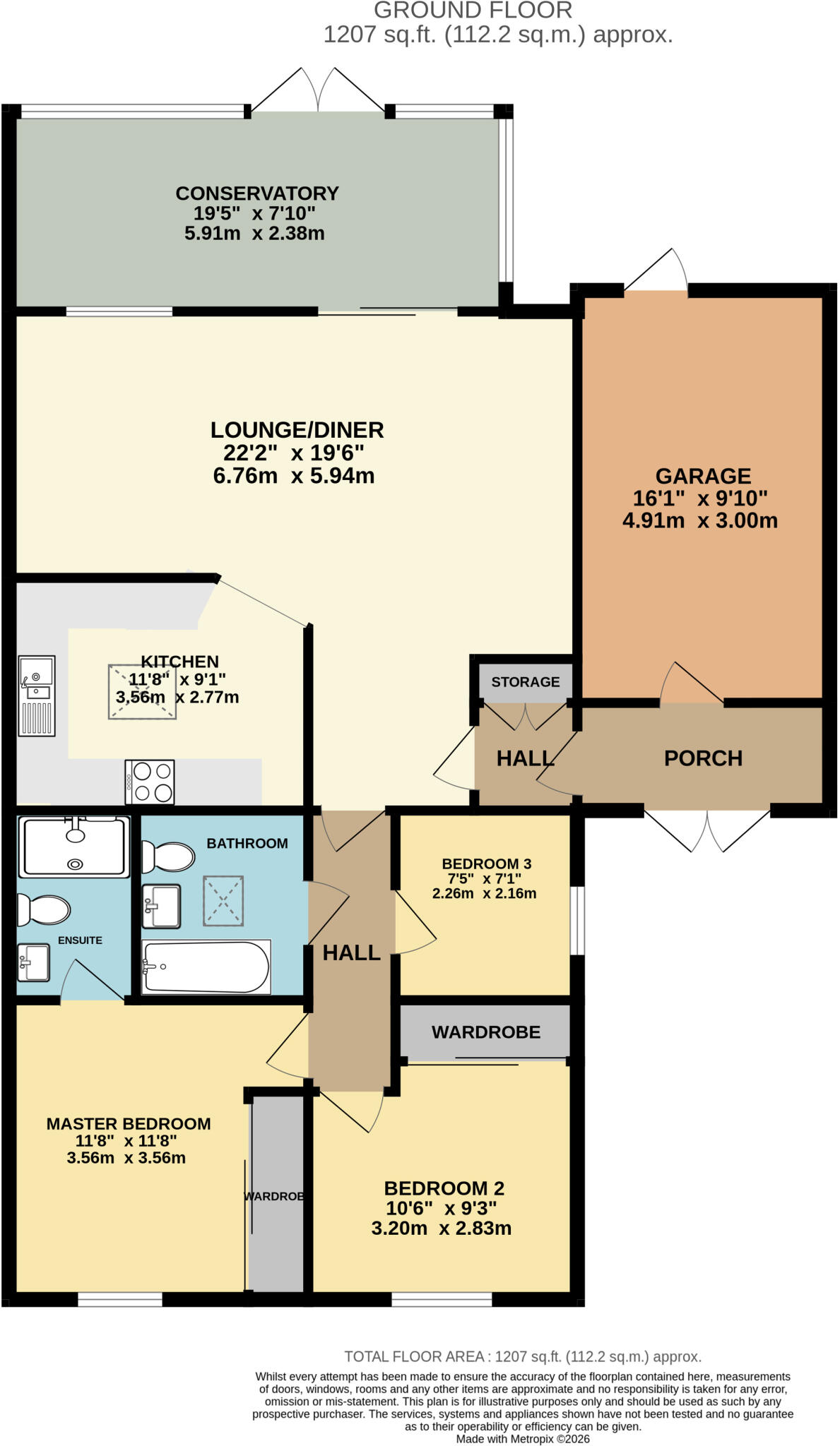 14, Chubby Croft Close, Hartland, Bideford, Devon, EX39 floorplan