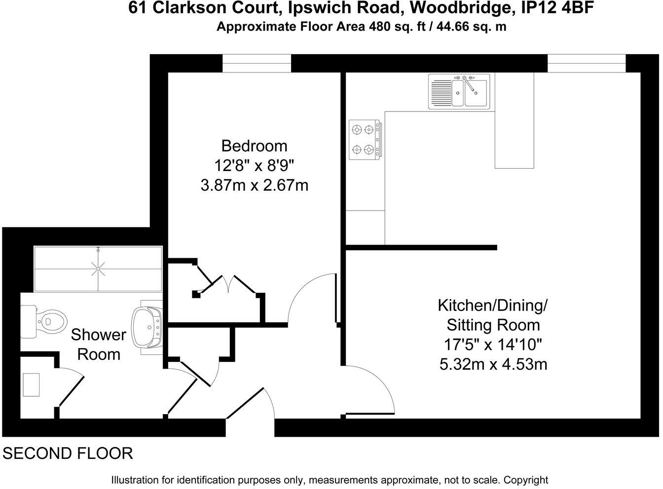 Clarkson Court, Woodbridge floorplan