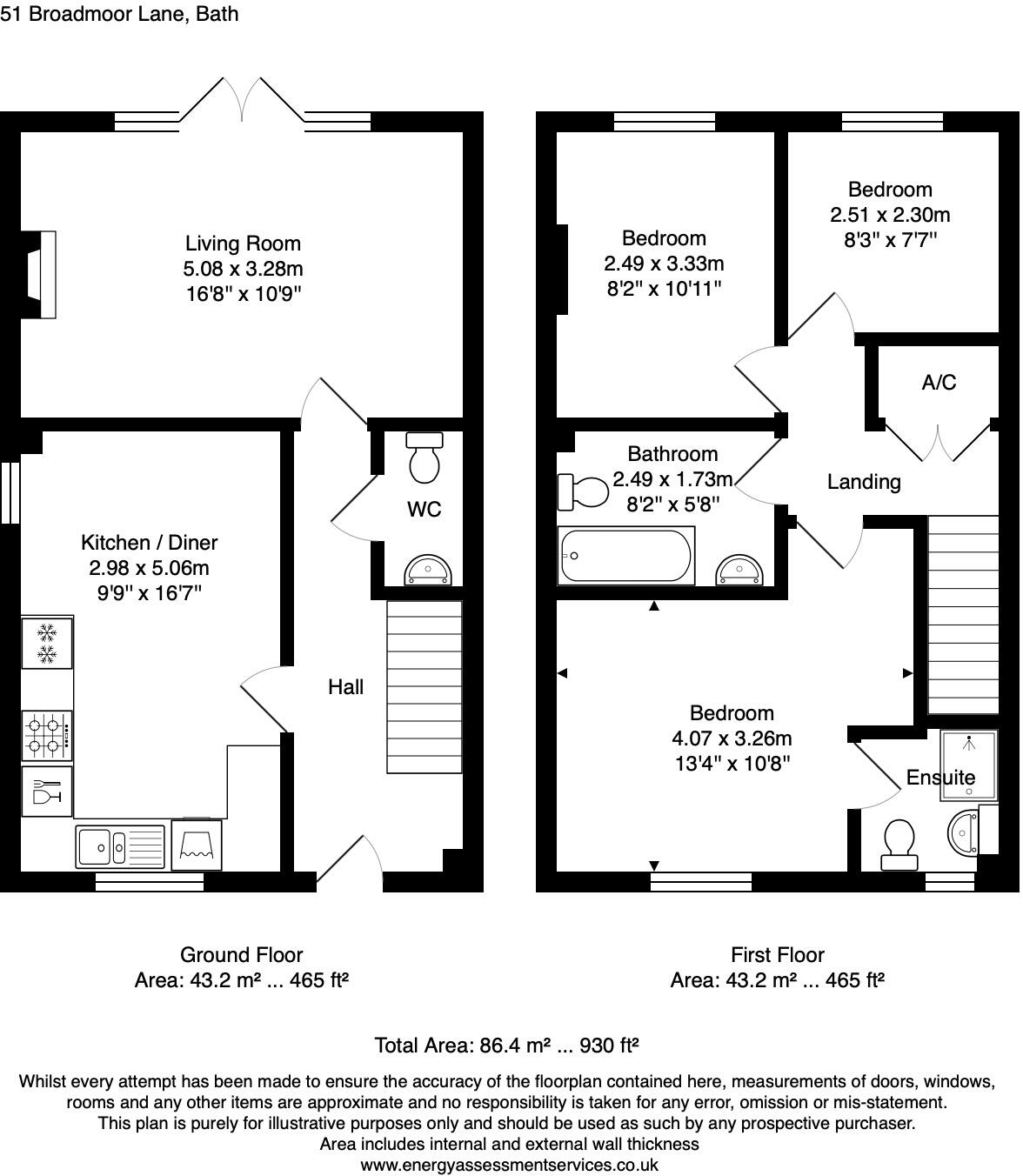 Broadmoor Lane, Upper Weston, Bath, BA1 floorplan