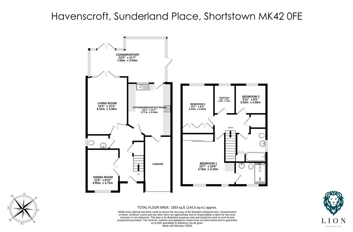 Sunderland Place, Shortstown, Bedford, MK42 floorplan