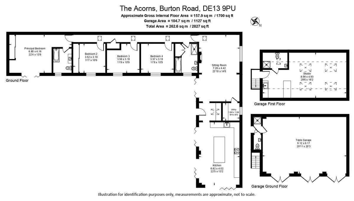 Callingwood, Needwood, Staffordshire DE13 9PU floorplan