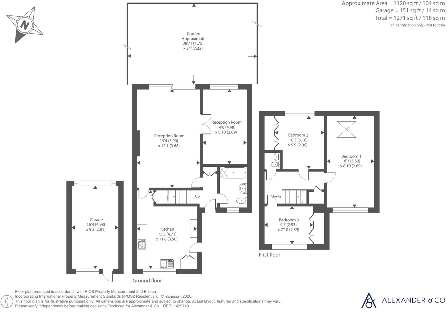 Churchill Road, Dunstable, Bedfordshire floorplan