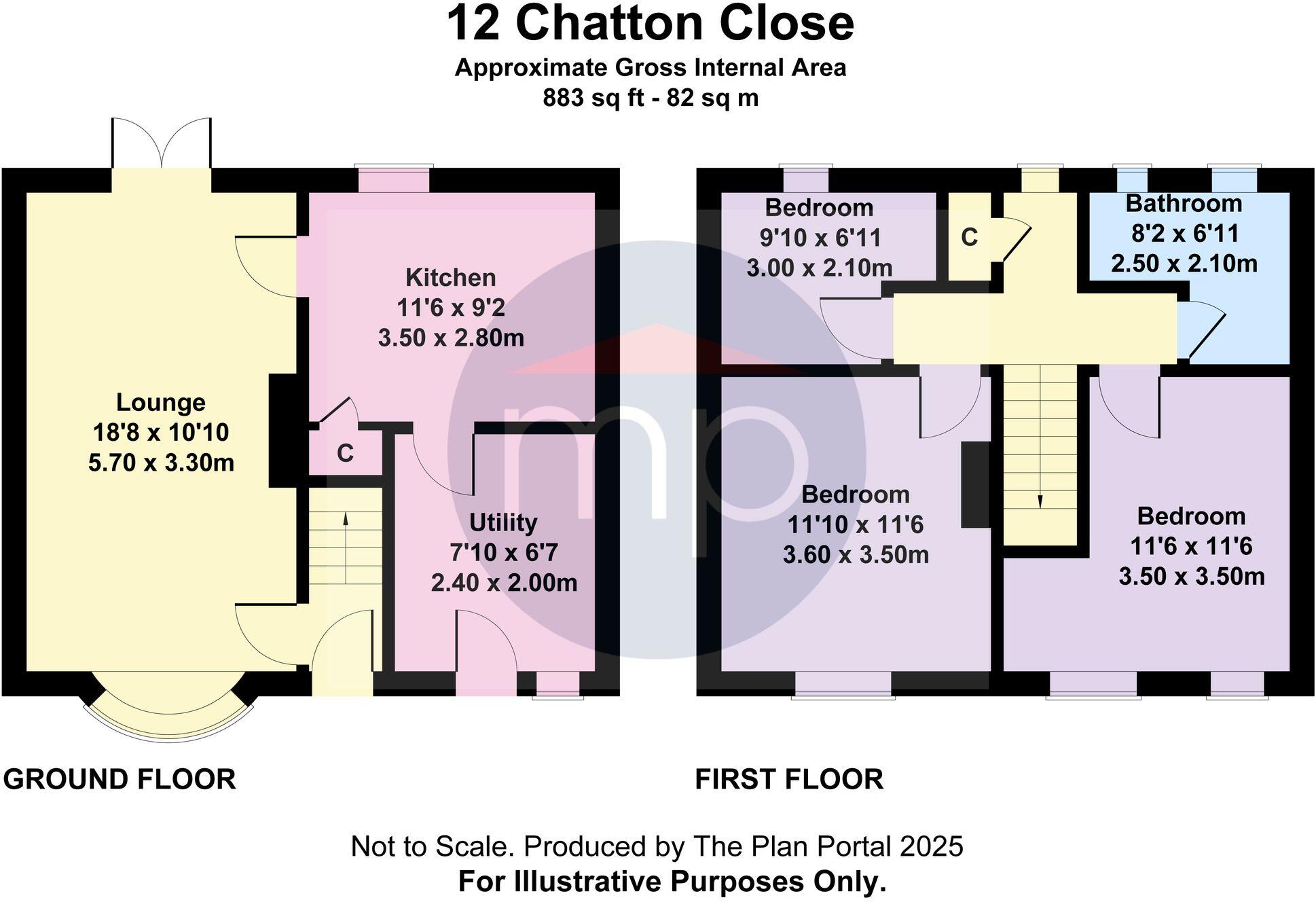 Chatton Close, Middlesbrough, TS3 floorplan