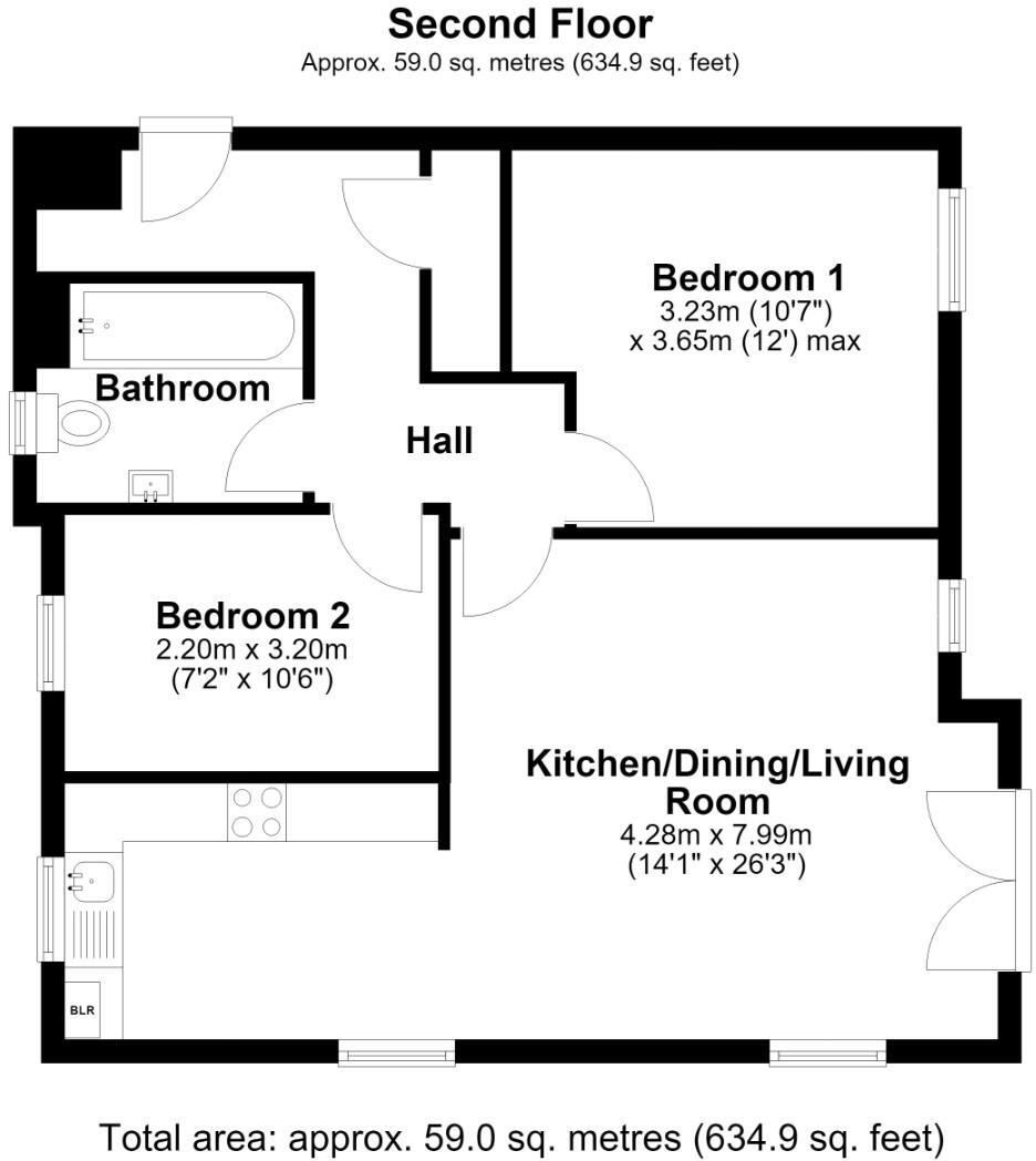 41 Rhodfa Cambo, Barry, CF62 5BS floorplan