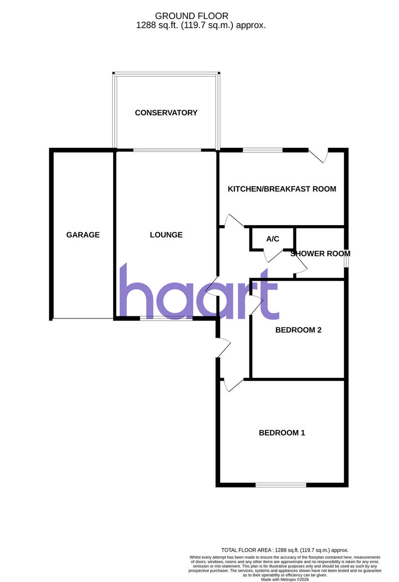 Pennine Way, Gunthorpe floorplan