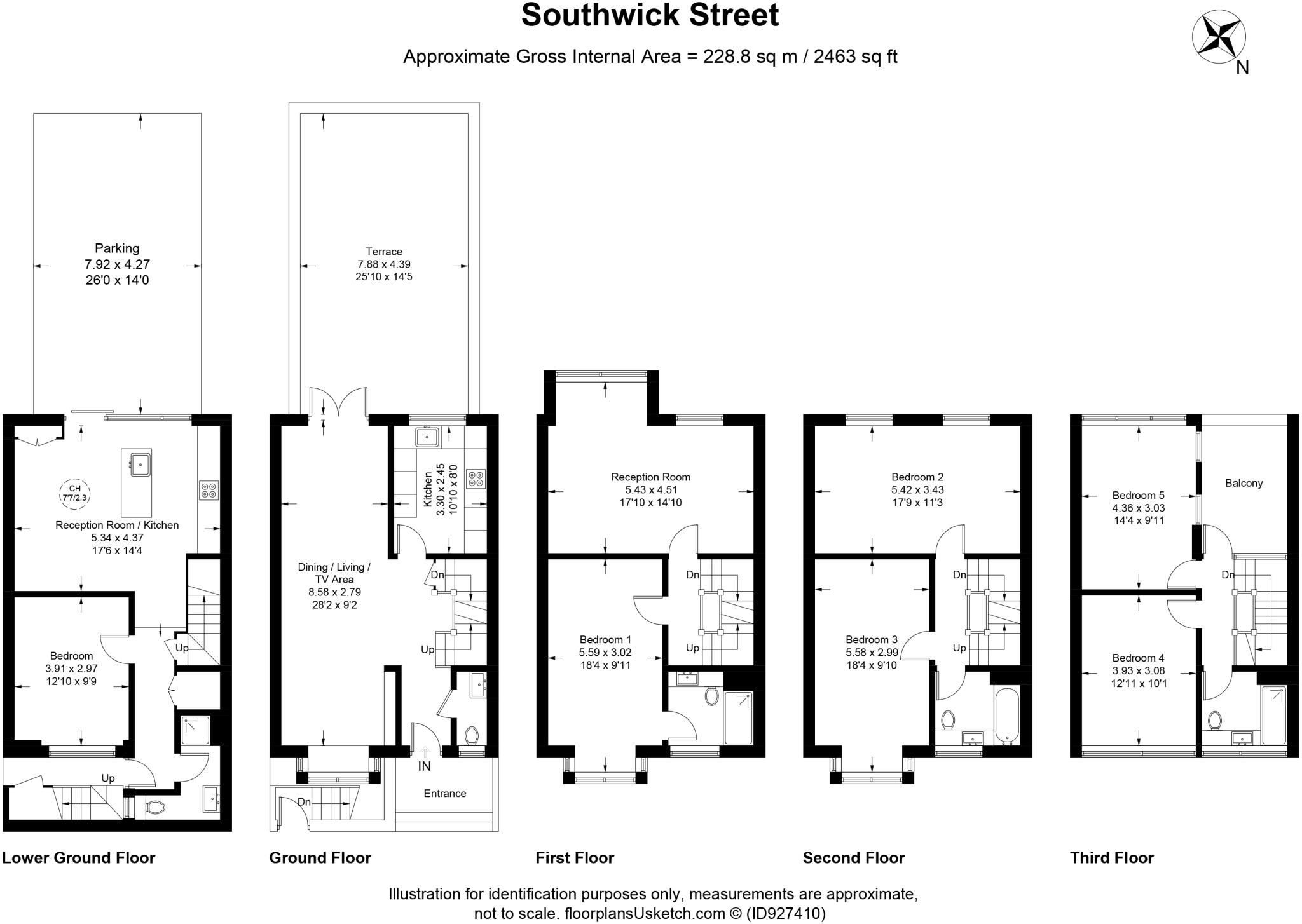 Southwick Street, Hyde Park Estate, W2 floorplan
