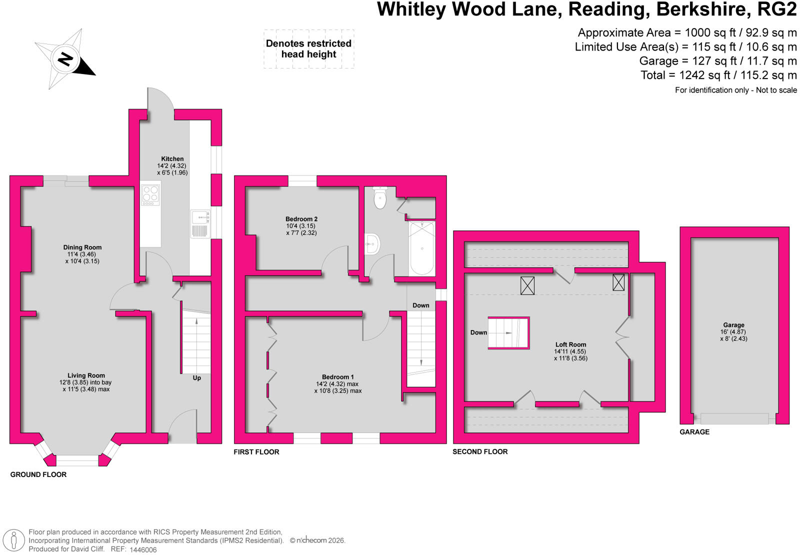 Whitley Wood Lane, Reading, Berkshire, RG2 floorplan