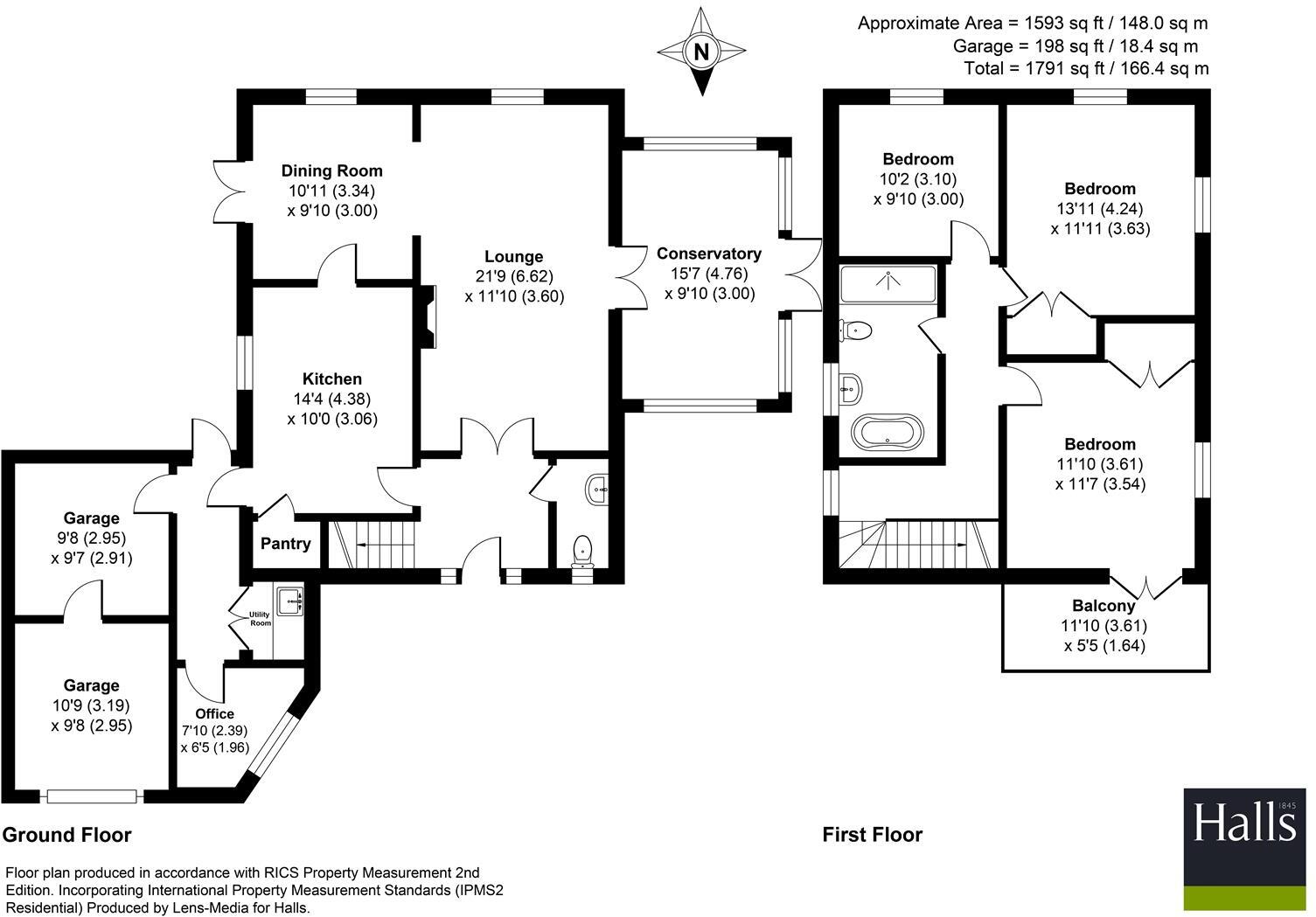 Hadley Park Road, Leegomery, Telford floorplan
