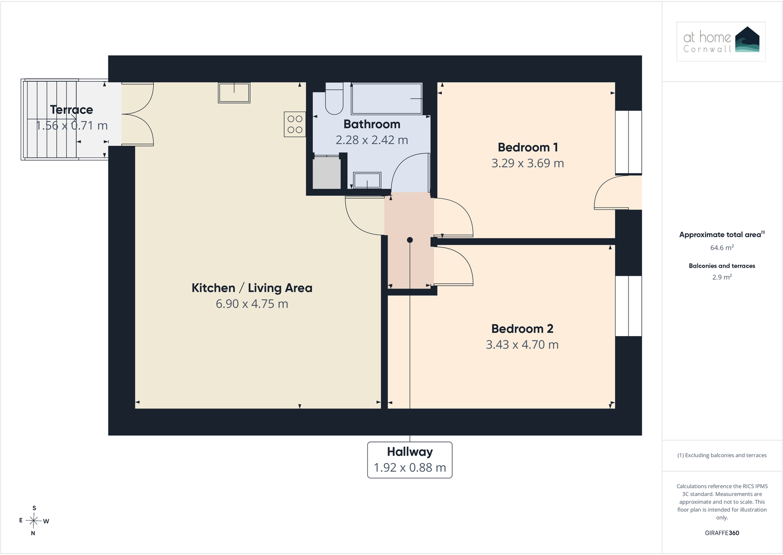 Bolingey, TR6 - Chapel Character by the Coast, Stunning 2 Bed Home, Valley Views, a Short Walk to Perranporth Beach! floorplan