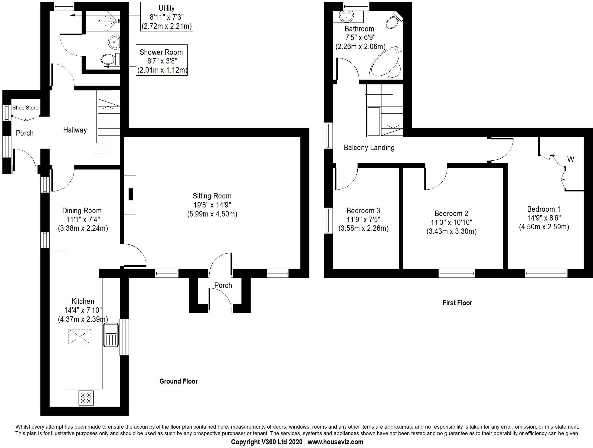 12 Park Lane Bottom, Cowling BD22 0ND floorplan