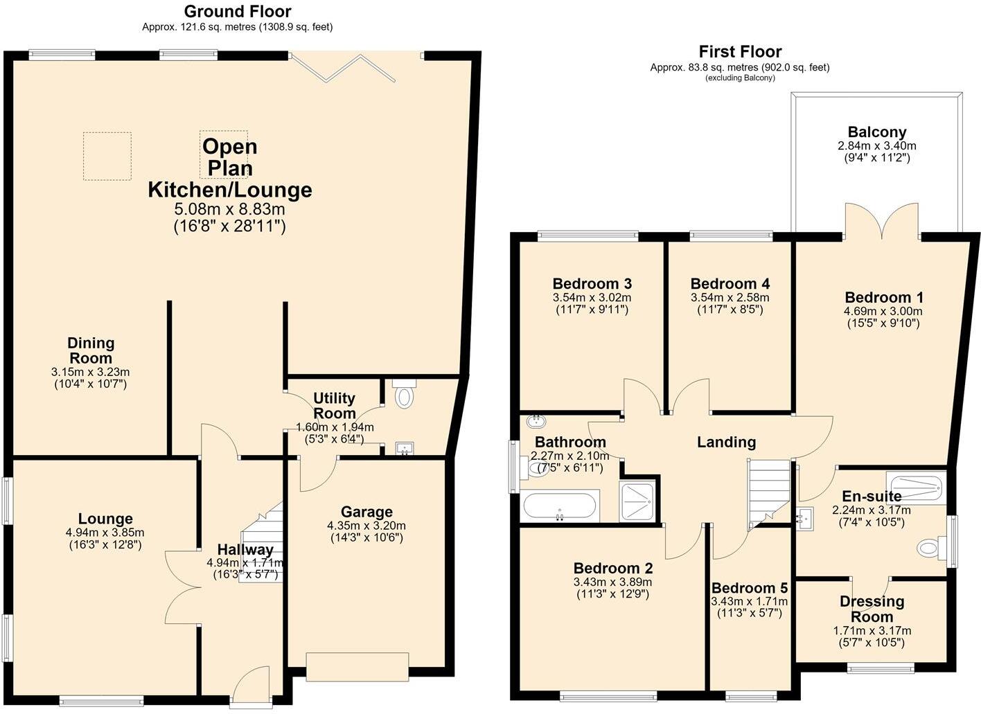 Tudor Close floorplan