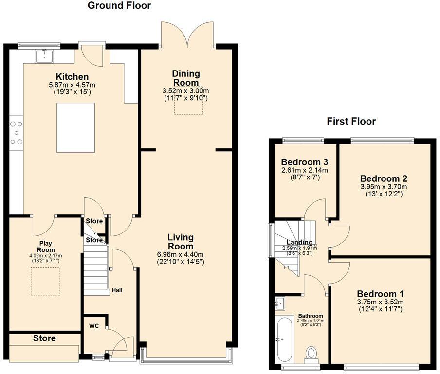 Morley Road, Burntwood, Chase Terrace, WS7 2DE floorplan