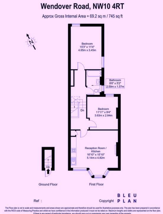 Wendover Road, Willesden Junction, London floorplan