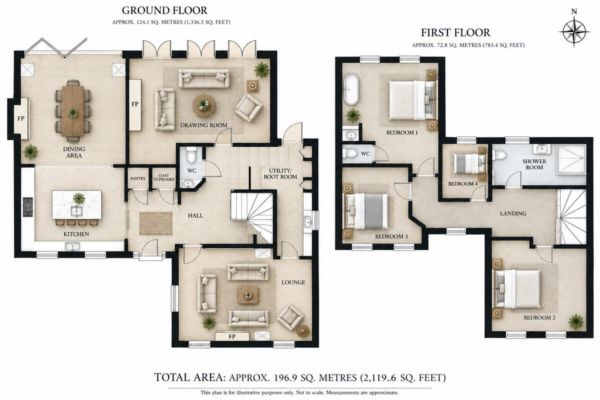 Priors Marston, Luxury Interior, Beautiful Grounds floorplan