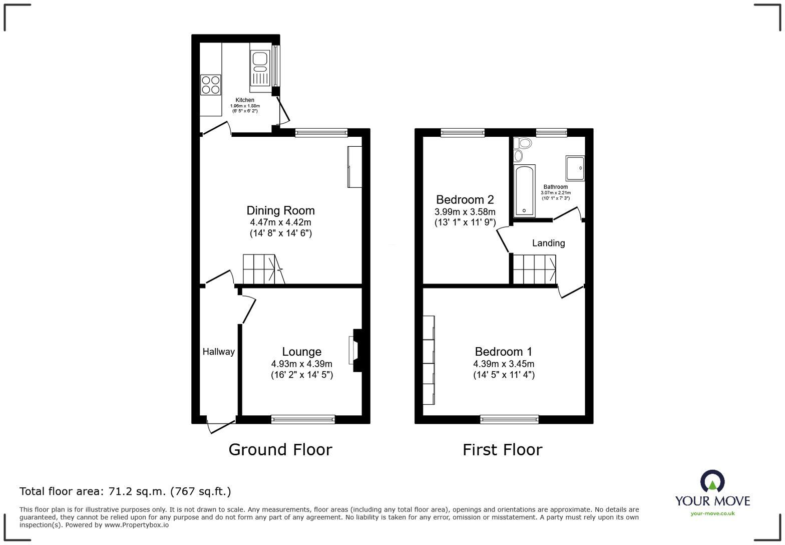 Darley Avenue, Farnworth, Bolton, BL4 floorplan