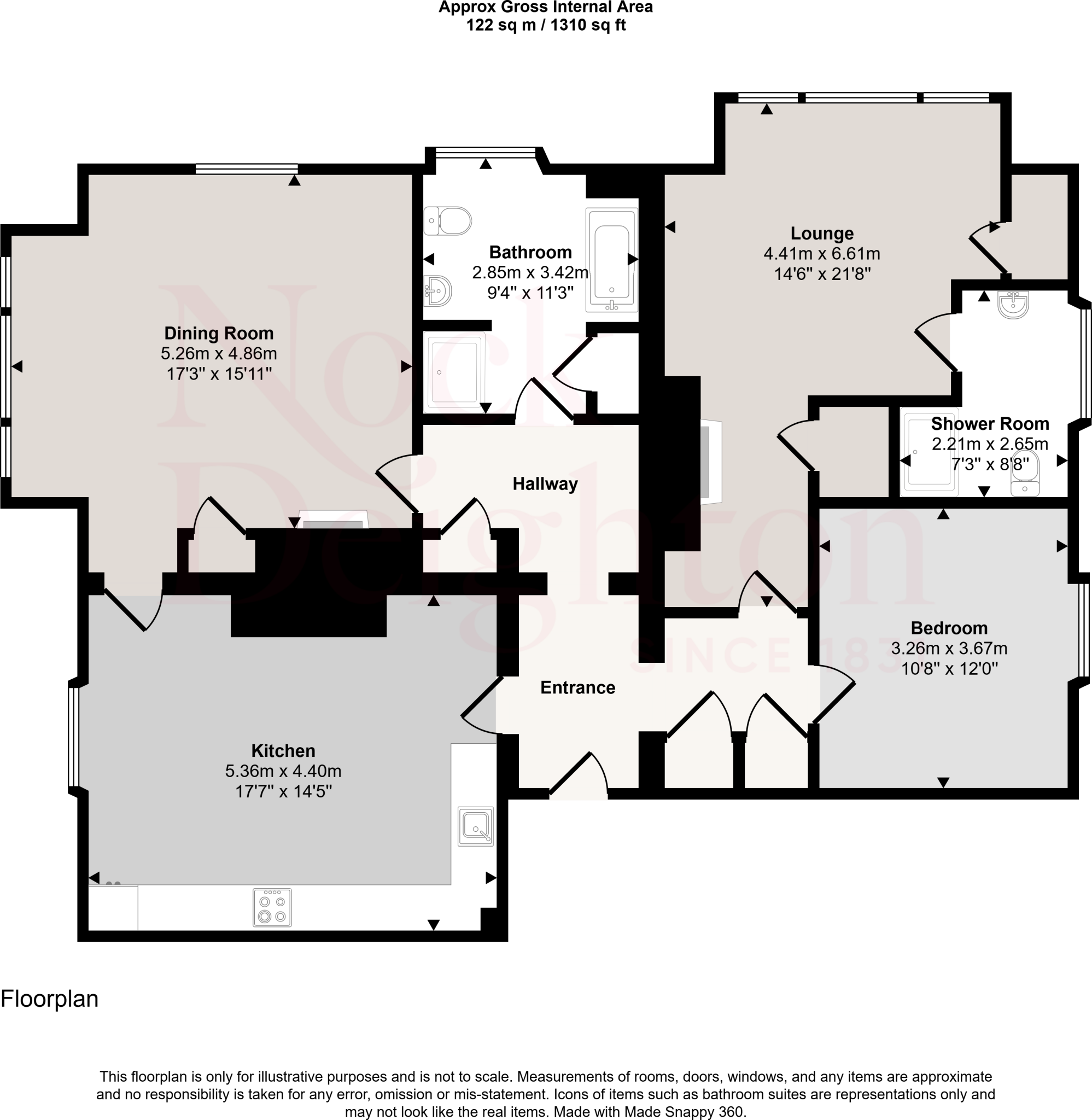 Ashford Carbonel, Ludlow floorplan