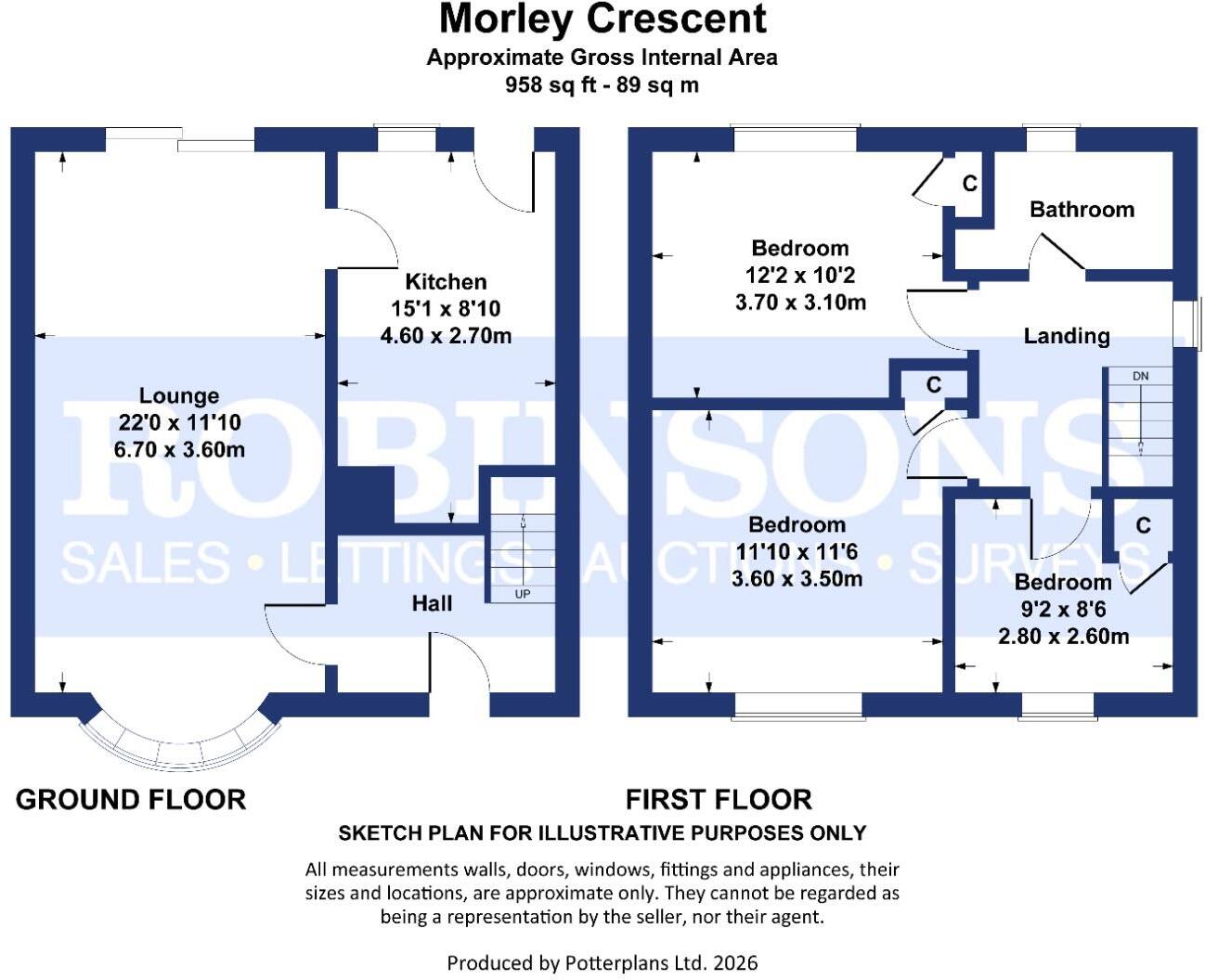 Morley Crescent, Kelloe, Durham floorplan