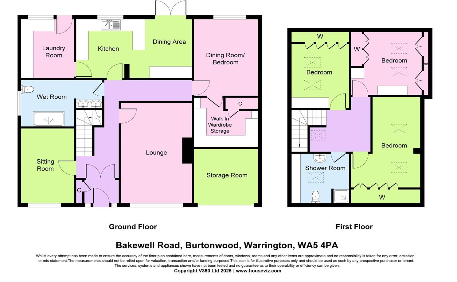 Bakewell Road, Burtonwood, WA5 4PA floorplan