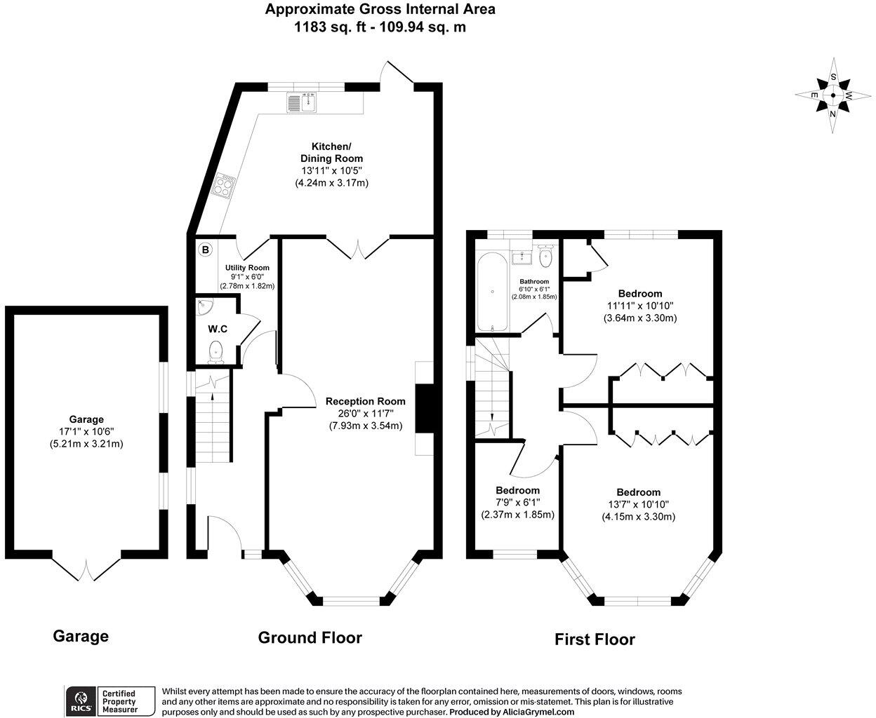Drayton Gardens, West Drayton, UB7 floorplan