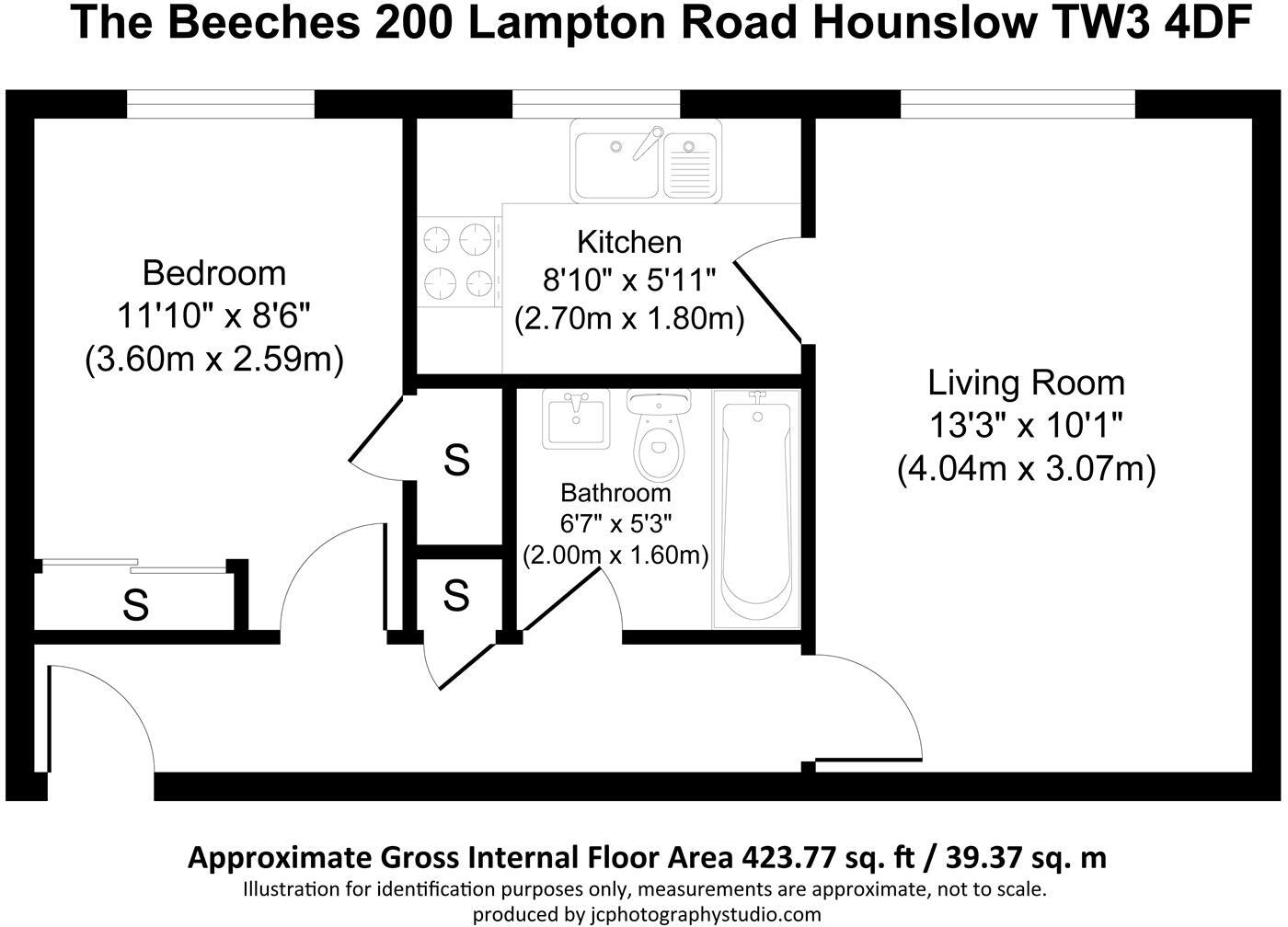 The Beeches, 200 Lampton Road, Hounslow floorplan