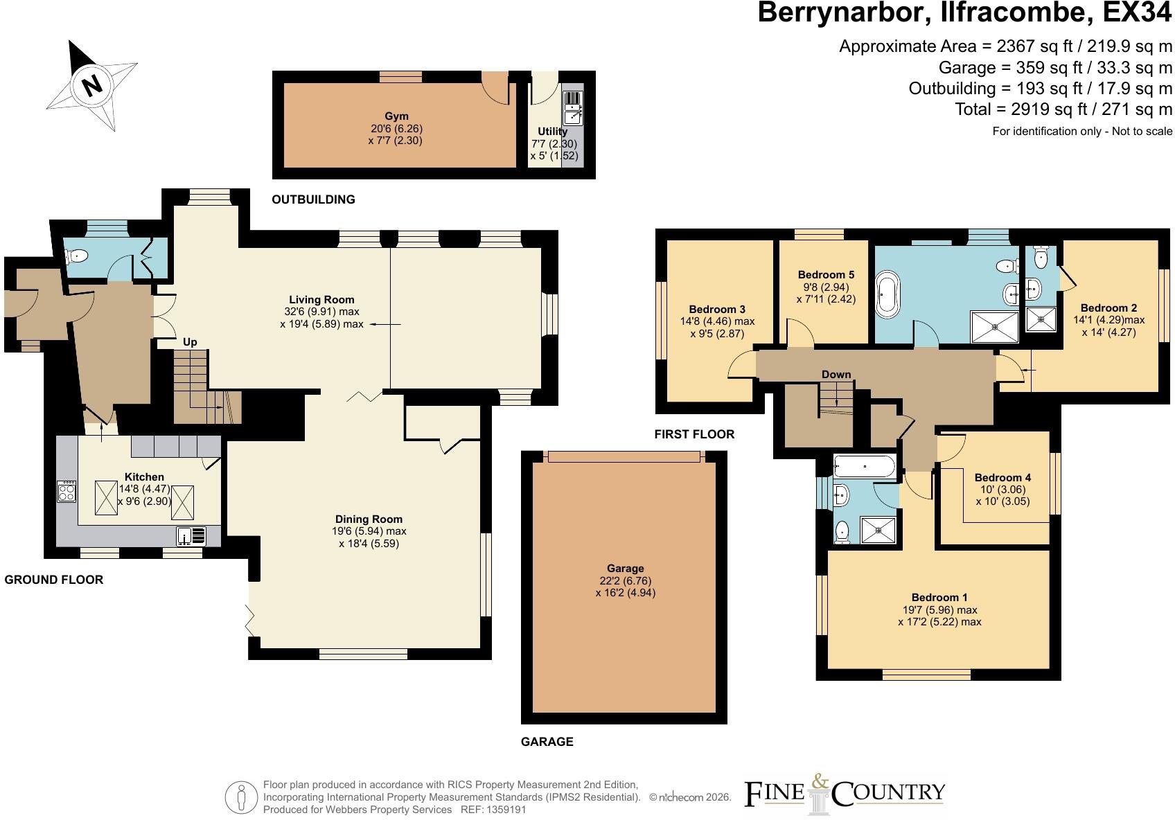 Berrynarbor, Devon, EX34 floorplan