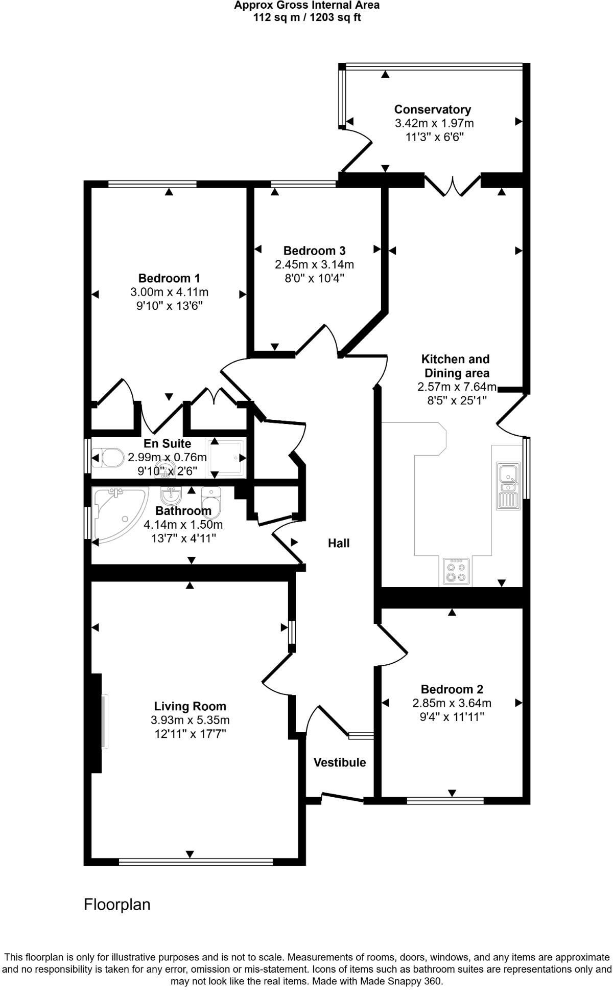 49 Ainslie Road, Girvan, Ayrshire, KA26 0AY floorplan