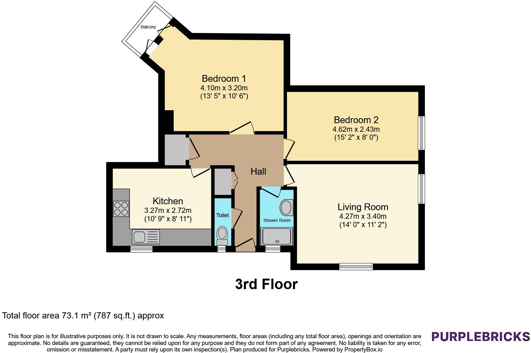 Stewarts Road, Battersea, SW8 floorplan