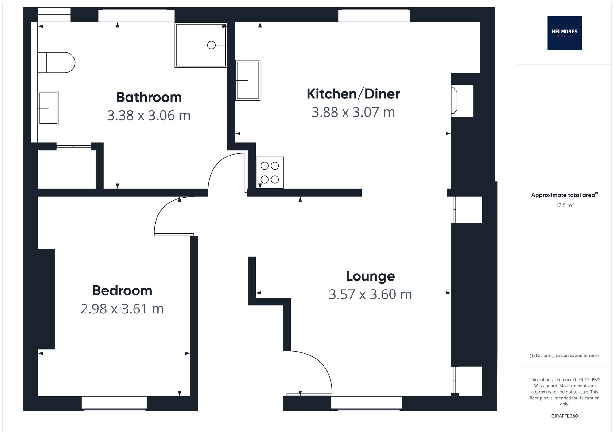 High Street, Crediton, EX17 floorplan