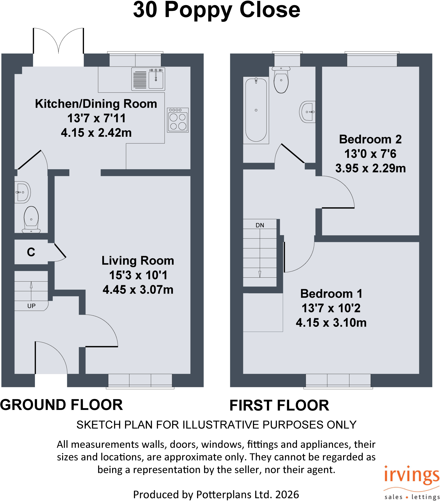 Poppy Close, Catterick Garrison floorplan