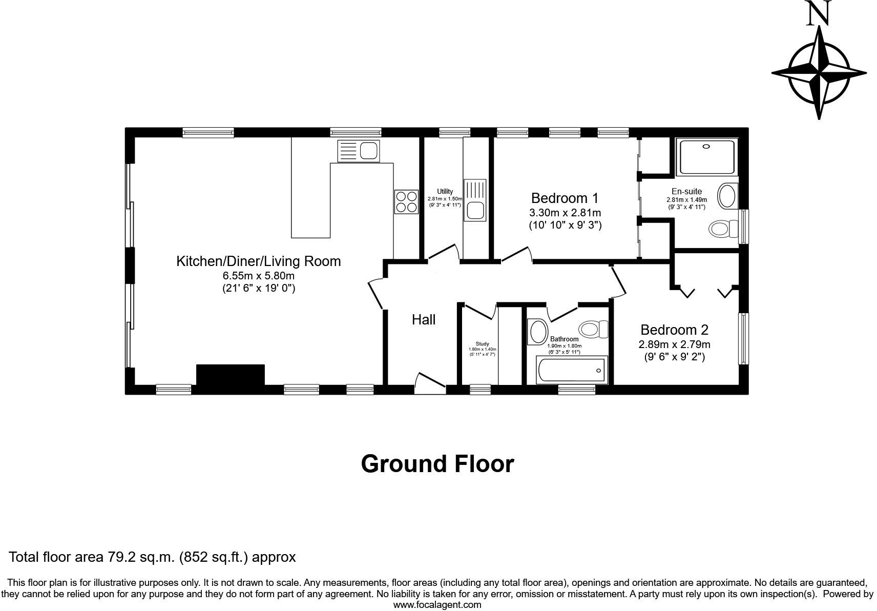 Peterborough, Cambridgeshire, PE8 floorplan