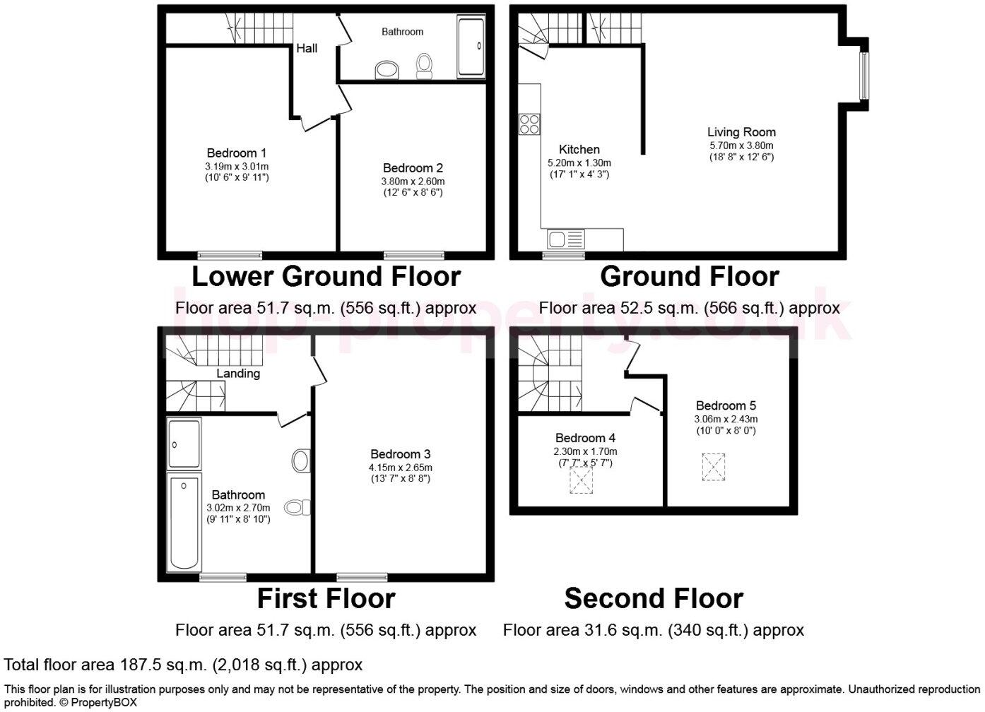 Beechwood Terrace, Burley, Leeds, West Yorkshire, LS4 floorplan
