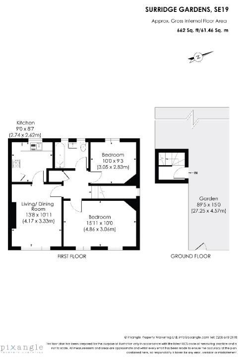 Surridge Gardens, London, SE19 floorplan