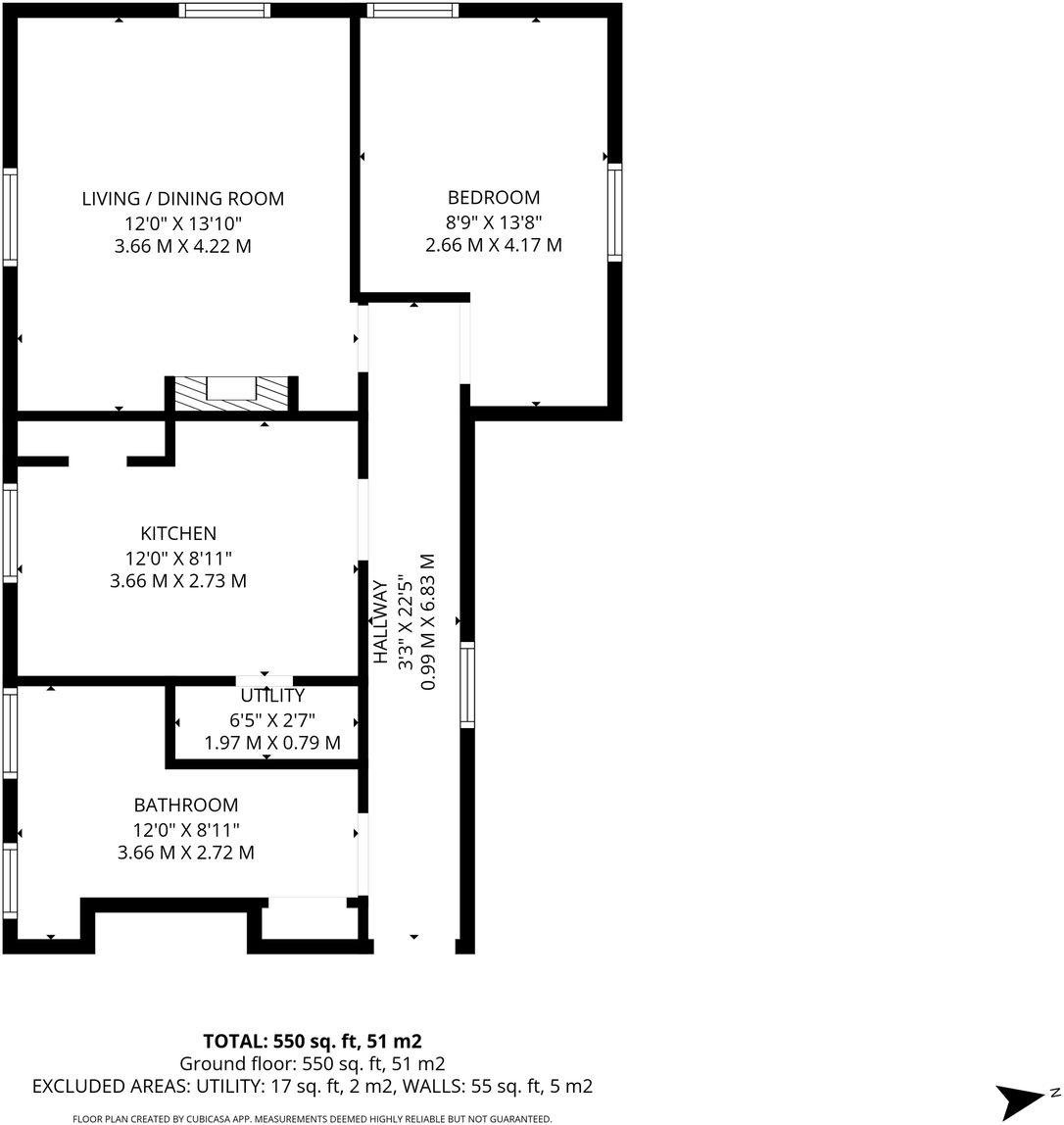 Adelaide Cottages, Homesfield, NW11 floorplan