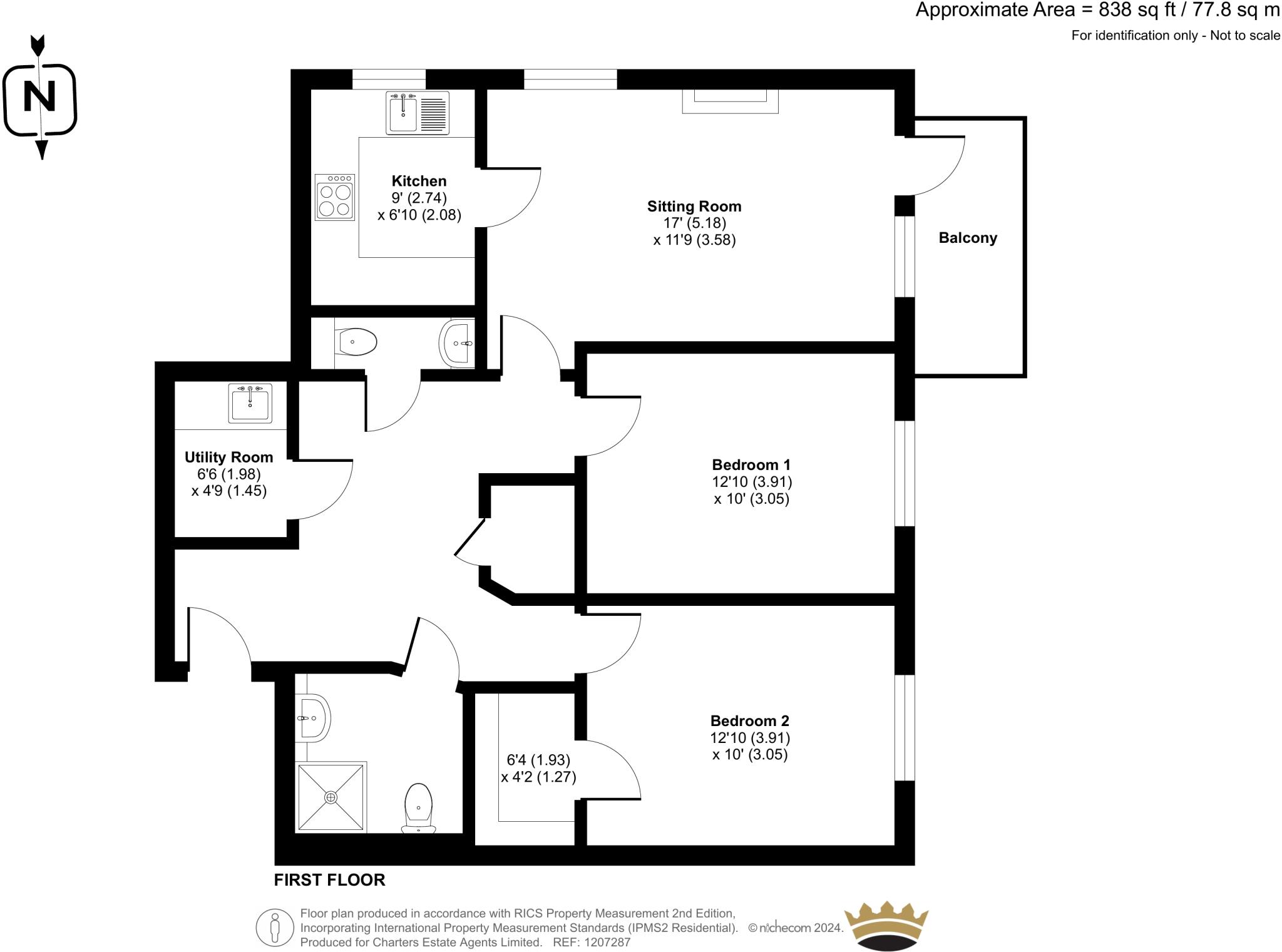 Lower Turk Street, Alton, Hampshire, GU34 floorplan
