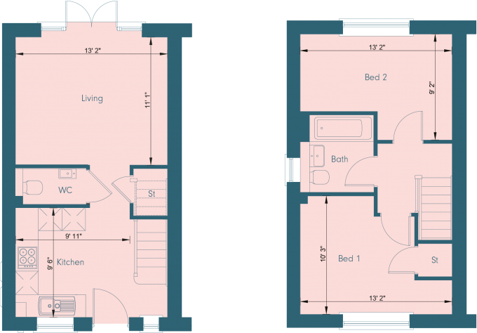 Braun Road, Houlton, Rugby, Warwickshire floorplan