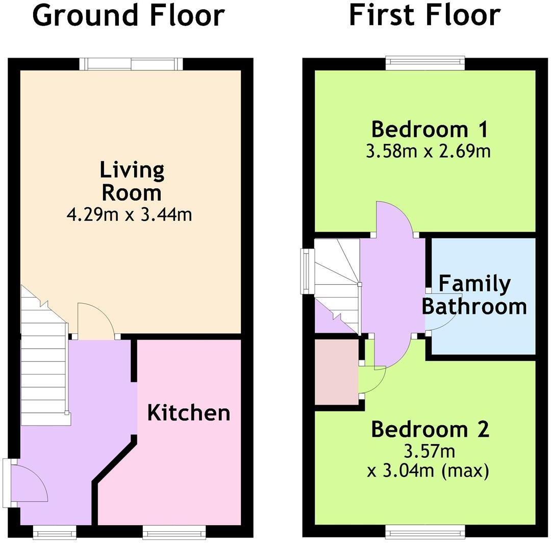 Lewis Way, Chepstow floorplan