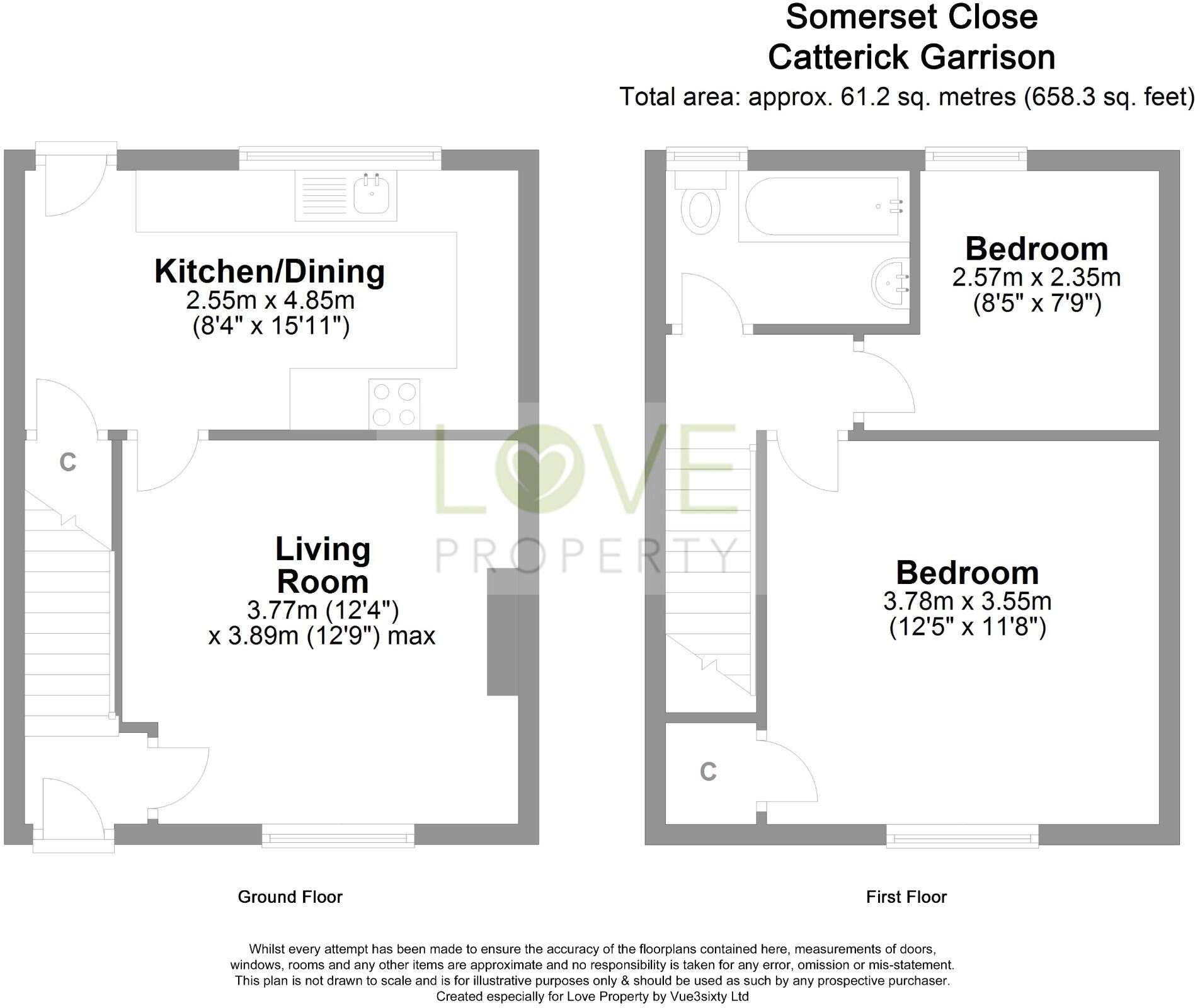 Somerset Close, Catterick Garrison floorplan