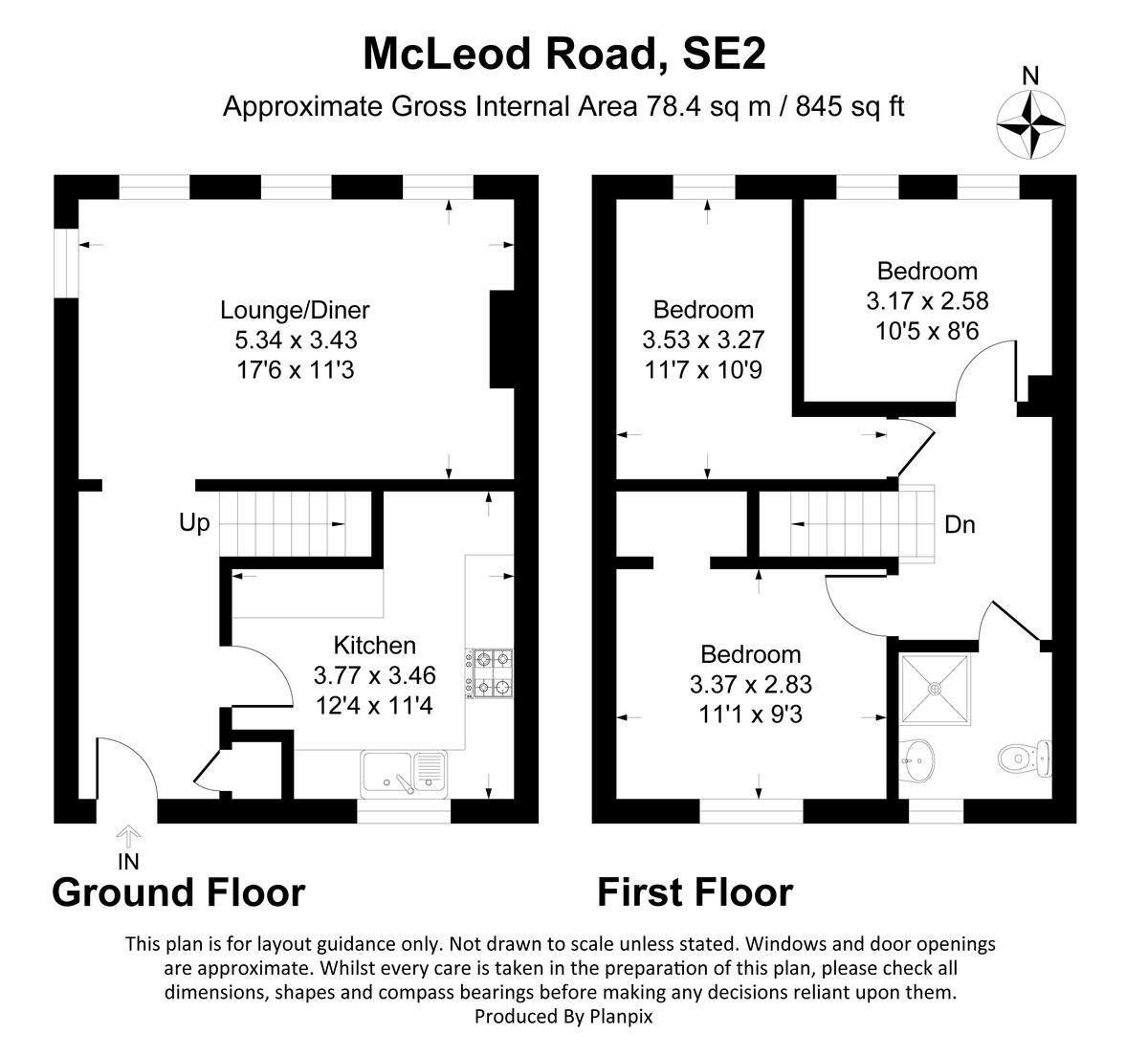 McLeod Road, Abbey Wood, SE2 0BS floorplan