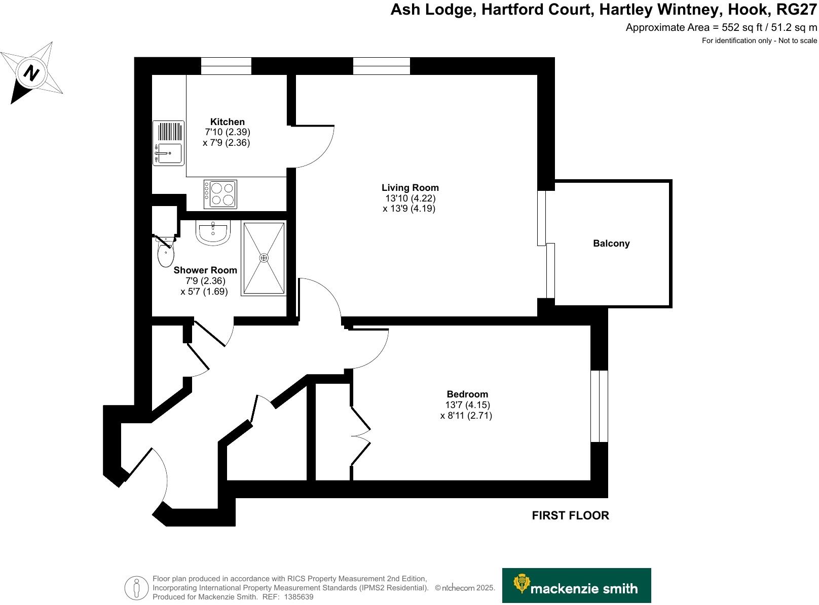 Hartford Court, Hartley Wintney, Hook, Hampshire, RG27 floorplan