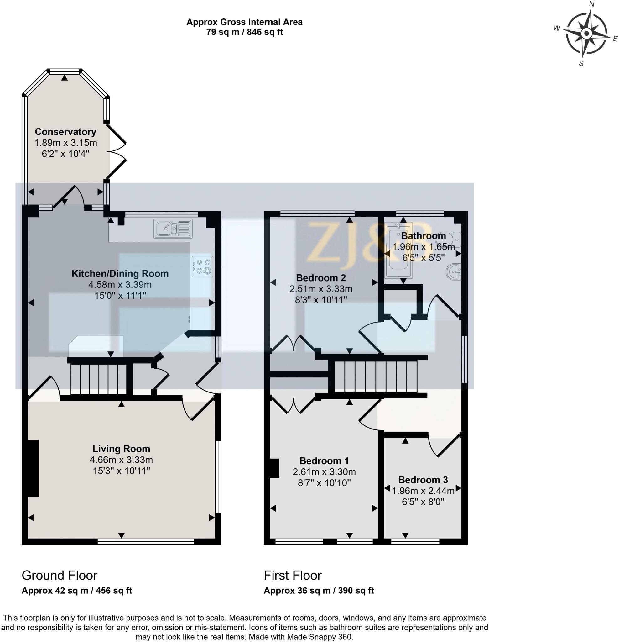 Banbury Close, Sutton Farm, Shrewsbury, Shropshire, SY2 6TE floorplan