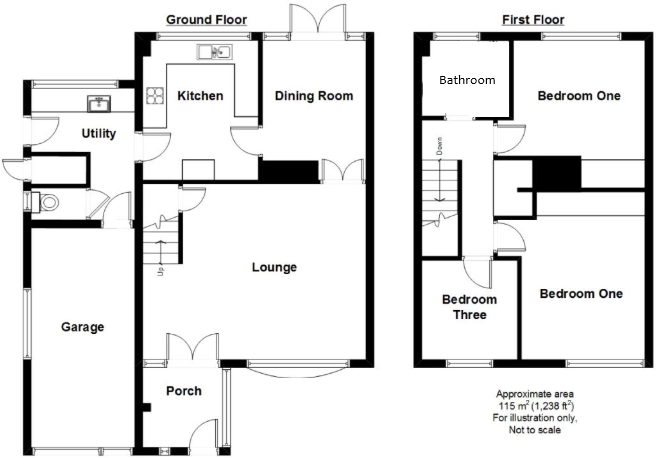 Baveney Road, Worcester, Worcestershire, WR2 floorplan